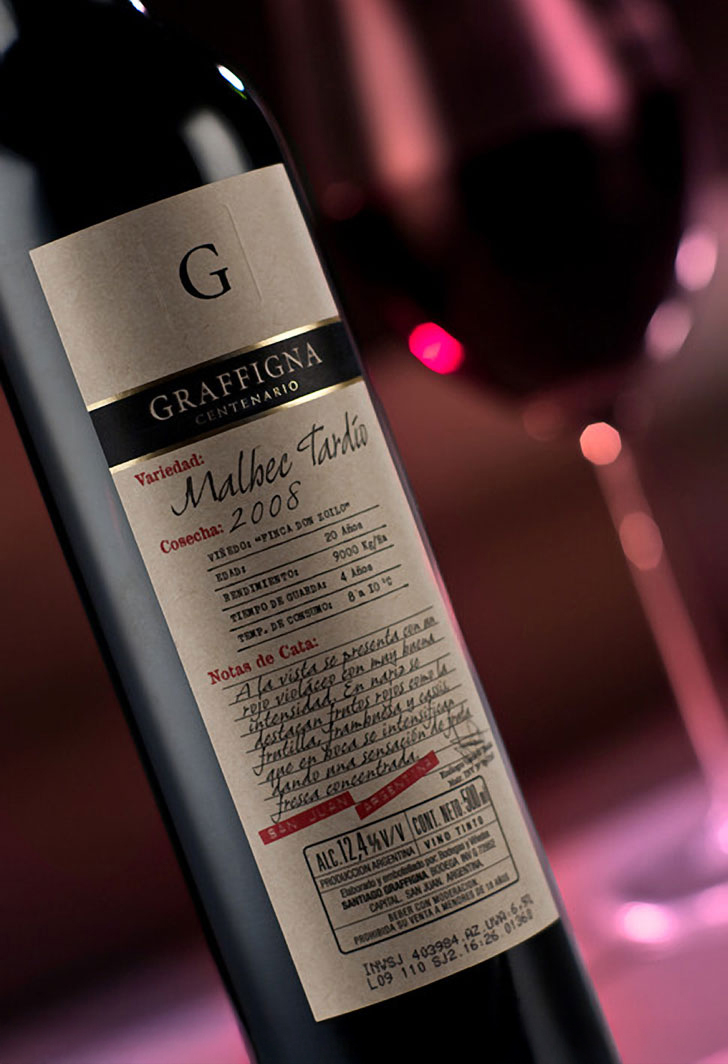 Fotografía de Vinos - Bodega Graffigna